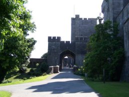 The lead up to the entrance